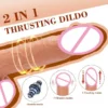 Silicone Lifelike Dildo G Spot Clitoral Anal Stimulation Remote Control Automatic Thrusting Vibrating Realistic Dildo for Women