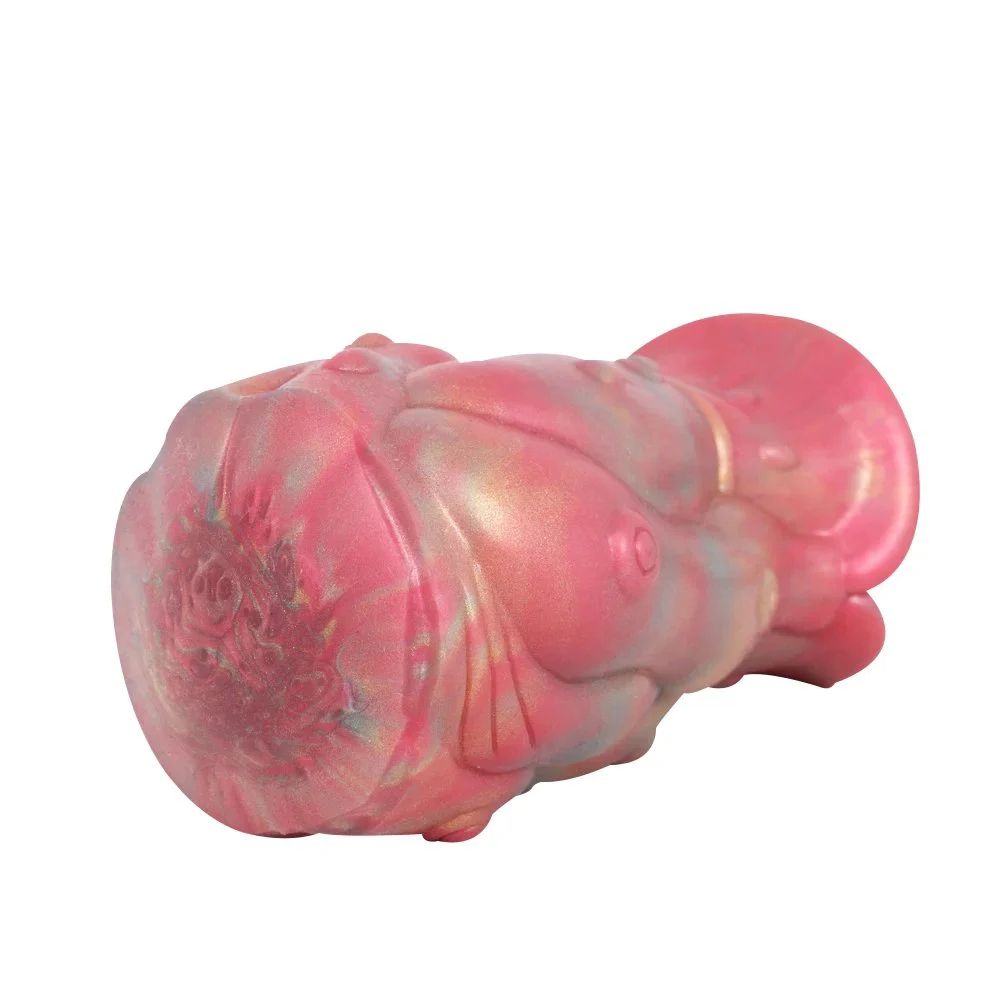 Fantasy Silicone Tight Textured Thick Lips Shape Male Masturbator for Enhanced Stimulation & Penis Training Pocket Pussy Sex Toy