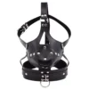 Bondage Black Hood Head Covering Mouth Plug Dildo Adult Products Headgear Sex Couples Other Sex Toys Couple Bondage