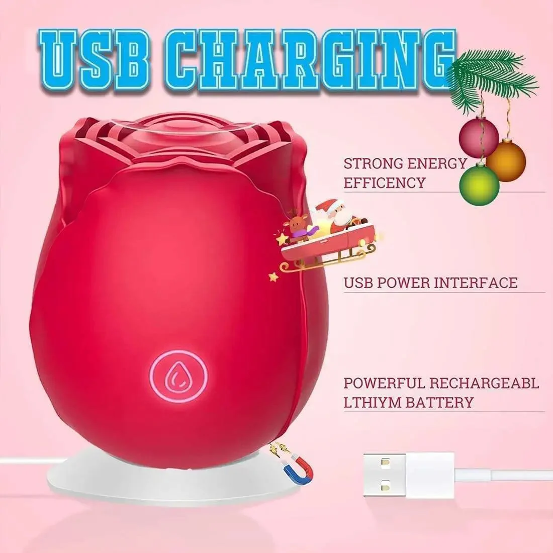 Waterproof Rose Vibrator Manufacturer Cheap Price Rose Toys Nipple Clitoral Sucking Rose Vibrator Sex Toys for Woman