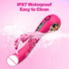 Women's Funny Telescopic Vibrator Wand Massager with Wireless Remote Control New Body Application Item