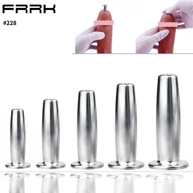 Sex Product for Men Urethra Plug Sex Toys Products Stainless Steel Beads Urethral Sounds Plug with 5 Size Horse Eye Stick