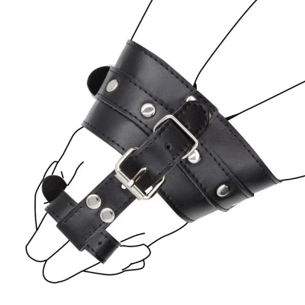 Bondage Thumb Handcuff Adult Product Thumb Binding BDSM Couple Bondage Fun Leather Other Sex Toys