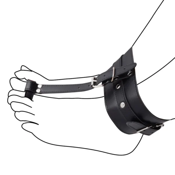Bondage Toe Cuffs Leg Cuffs Adult Product Thumb Binding BDSM Couple Bondage Fun Leather Other Sex Toys