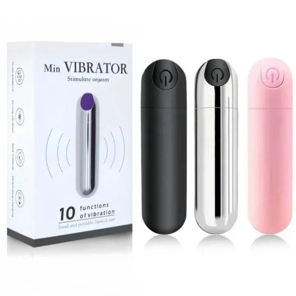 Rechargeable USB Bullet Mini Jumping Female Masturbator 100% Waterproof Second Tide Strong Shock Bass Anal Plug SM Massage Stick