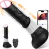 Remote Control Vibrating Soft Silicone Horse Animal Anal Dildo 30cm Thrusting Dragon Monster Adult Sex Toy