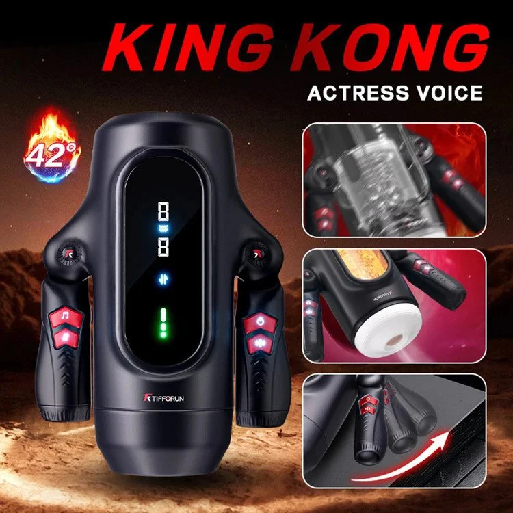 Fully Automatic Telescopic Male Masturbation Device Handles with Heating Penis Massage Machine for Men