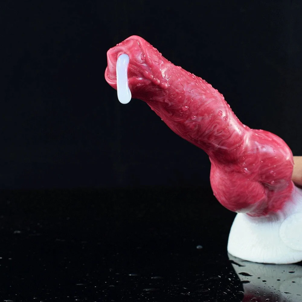 Fantasy Adult Animal Dog Knot Ejaculation Dildo Realistic Squirting Cock Anal Plug Dildo Sex Toys for Women Man Masturbator