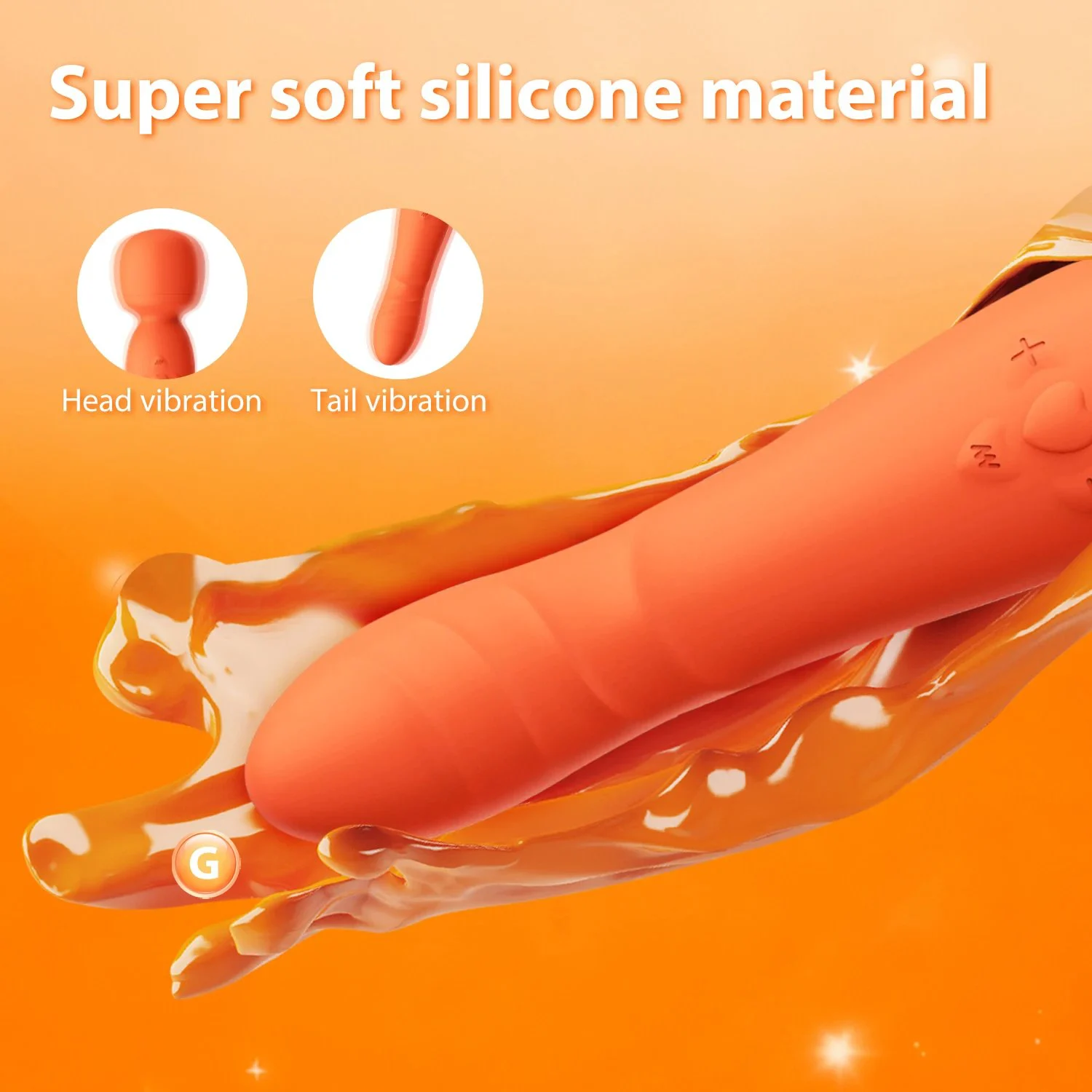 Rechargeable Waterproof Dual-Sided Vibrator Wand Adult Sex Toy G-Spot Clitoral Stimulator Sexual Massager APP Vibrator for Women