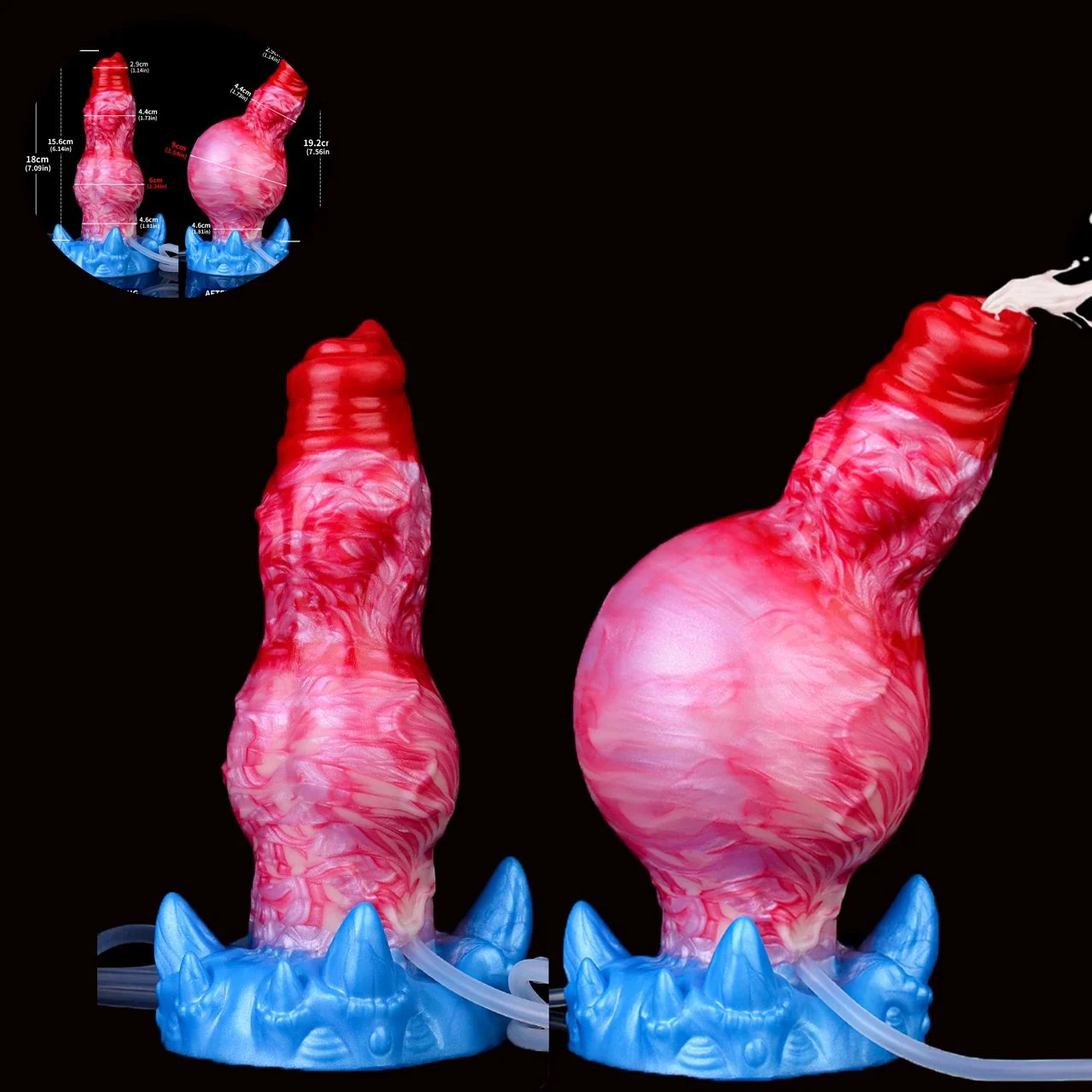 Inflatable Anal Massage Plug Expanding Butt Toy for Men Sissies and Women Vaginal Climax Training