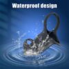 USB 9 Modes Silicone App Controlled Vibrating Penis Ring Cock Ring Vibrator Sex Toy for Men