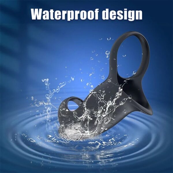 USB 9 Modes Silicone App Controlled Vibrating Penis Ring Cock Ring Vibrator Sex Toy for Men