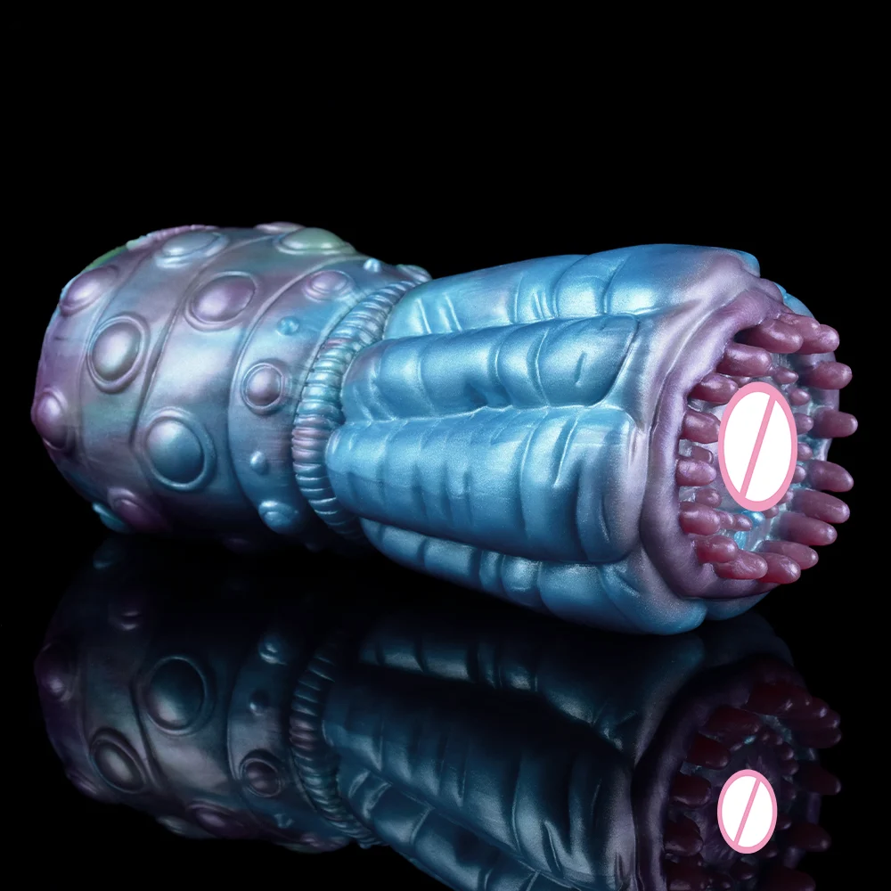 Men's Aircraft Cup Male Masturbator Real Touch Sexy Female Masturbation Toys Pocket Silicon Vagina for Men