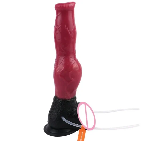 Inflatable Squirting Dildo for Female Sex Toys Suction Cup Fantasy Dildo Can Be Attached to the Belly of the Advanced Dildo