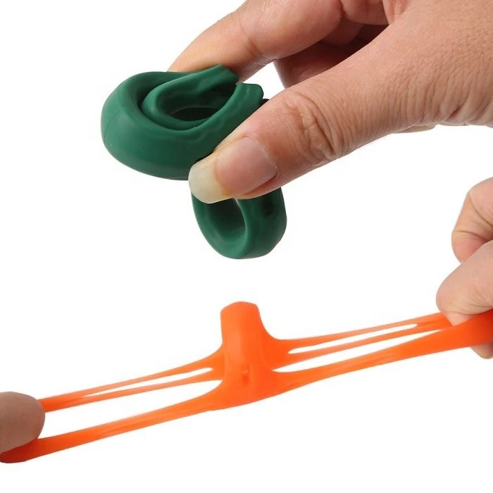 3-in-1 Stretchy Silicone Penis Ring Cock Ring Sex Toy for Men Delay Enhancement Product