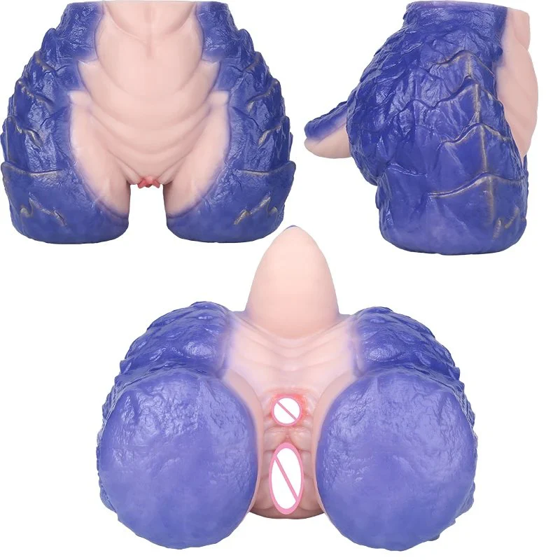 Ignia Scaled War Princess Dragon Beast Butt Male Masturbator Dual Channel Design Silicone Fantasy Creature Sex Toy for Men 18+