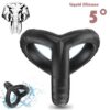 Silicone Penis Ring Pictures of Men 3 in 1 Ultra Soft Cock Ring for Erection Enhancing Sex Toy for Men