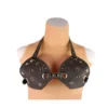 Leather Bra Breast Metal Nipple Clamps Female Breast Fun Couple Flirting Products Fetish Game Sex Toys