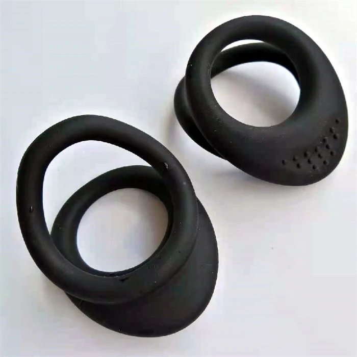 Durable Silicone Double Cock Ring Sex Toy for Men Penis Rings Designed for Delay Time