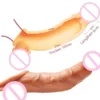 Long Term Delayed Penile Erection Enlargement Reusable Latex Condoms Vibrator with Multi-Speed Vibration Sex Toys