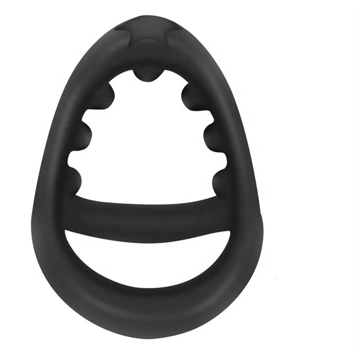 Design Shark Triple Silicone Cock Ring Soft Sex Toys for Penis Erection Enhancement & Delay Ejaculation