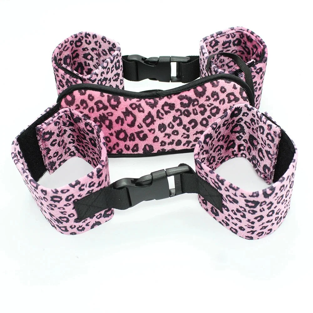 Sexy Adult Product Game Suit Bondage Set Adult Handcuffs Nylon Whip Kit for Couple Sex Toys in Love
