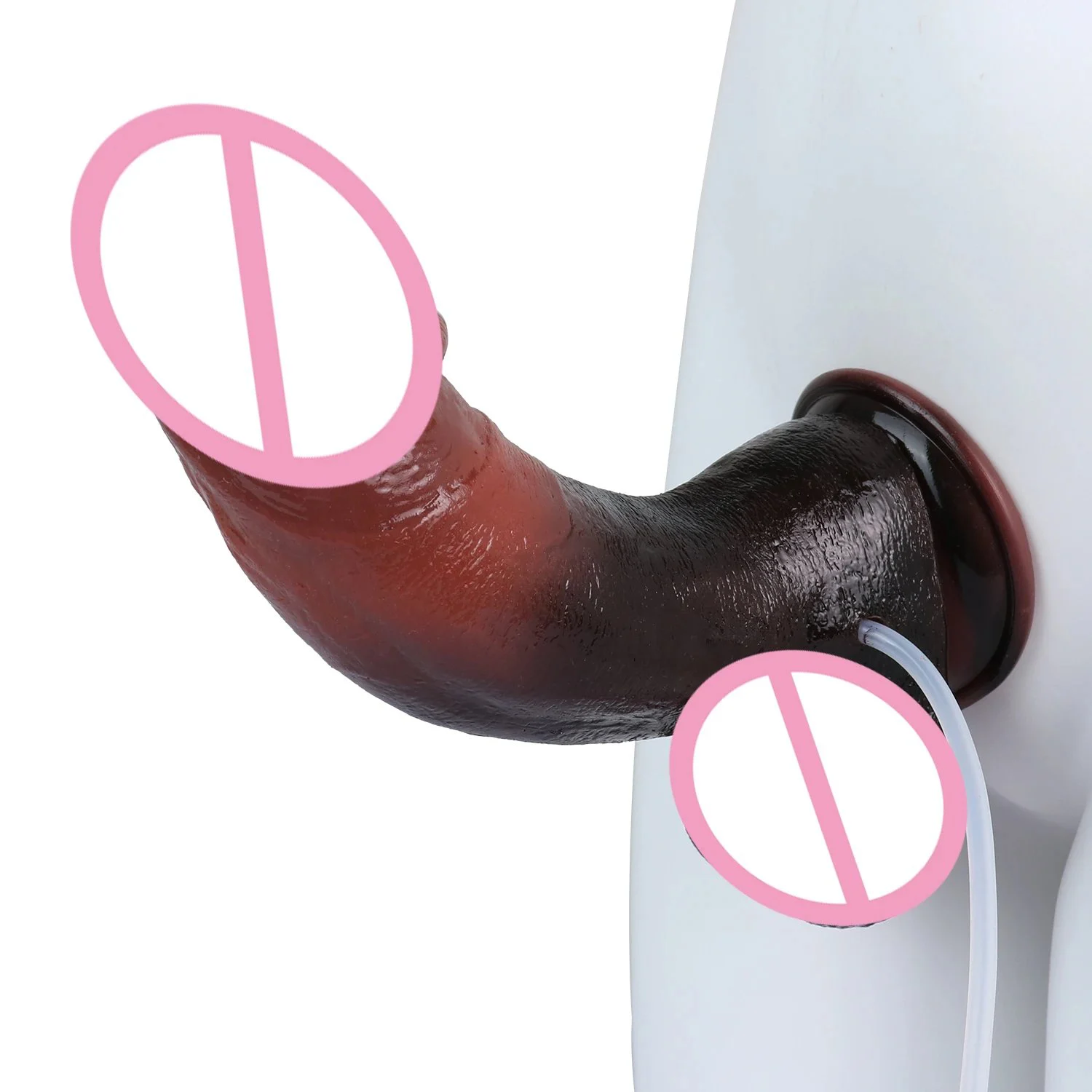 Thick Penis Dildos for Women Men with Squirting Function air Bag and Injector Equipped Erotic Toys