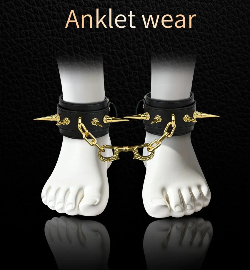 Leather Restraints for Adults Experience Cutting-Edge Stimulation and the Thrill of Confinement Available in 2 Colors
