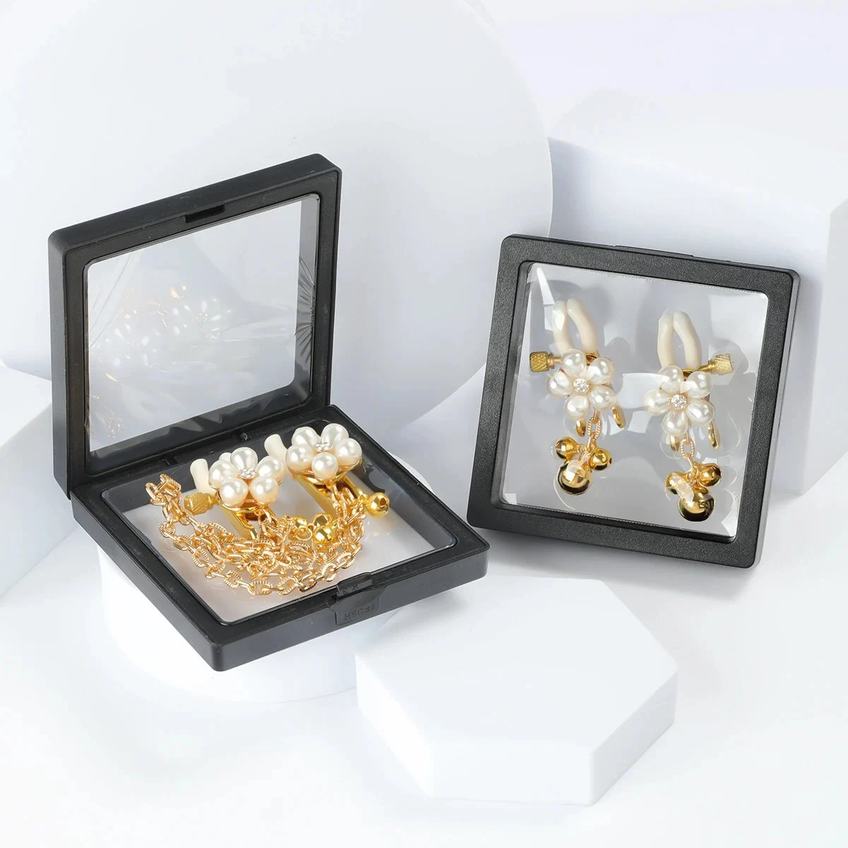 Pearl Flower Milk Clip Sex Props Milk Clip Chain Bell Mimi Clip Adult Products Female Props