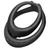 Men's Double Cock Ring Delay Ejaculation Penis Sex Toys