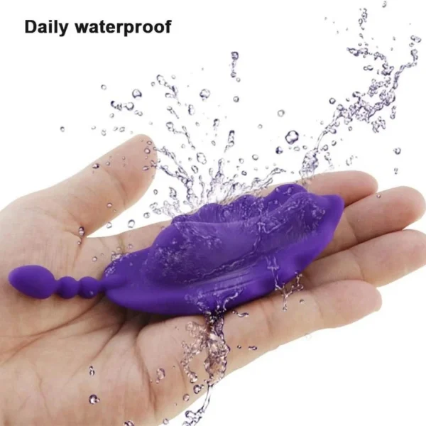 Women's Remote-controlled Underwear G-spot Vibrator Adult Sex Toy with 10 Vibration Modes Jumping Egg