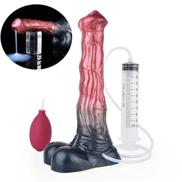 Long Anal Plug Horse Ejaculation Dildo Female alien Cock Squirting Animal Penis With Suction Cup Dildos Women Sexy Toys