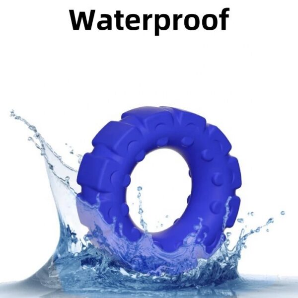 Men's Soft Silicone Tyre Cock Ring Sex Toys Delay Ejaculation Feature