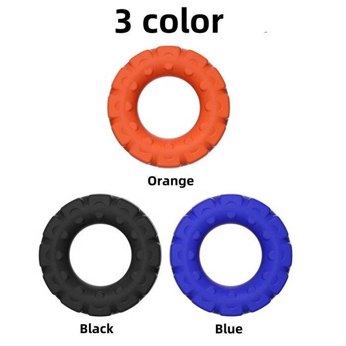 Men's Soft Silicone Tyre Cock Ring Sex Toys Delay Ejaculation Feature