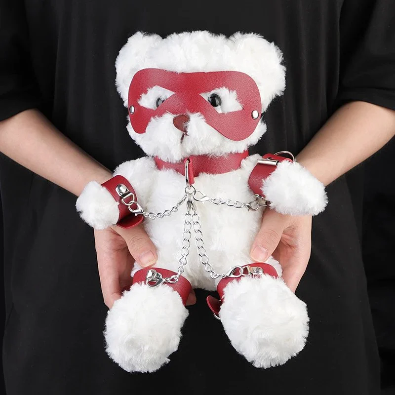 New Violent Bear Gift for Adult Game Stuffed Sex Toy Bondage Gear Sexy SM Toy Bondage Bear