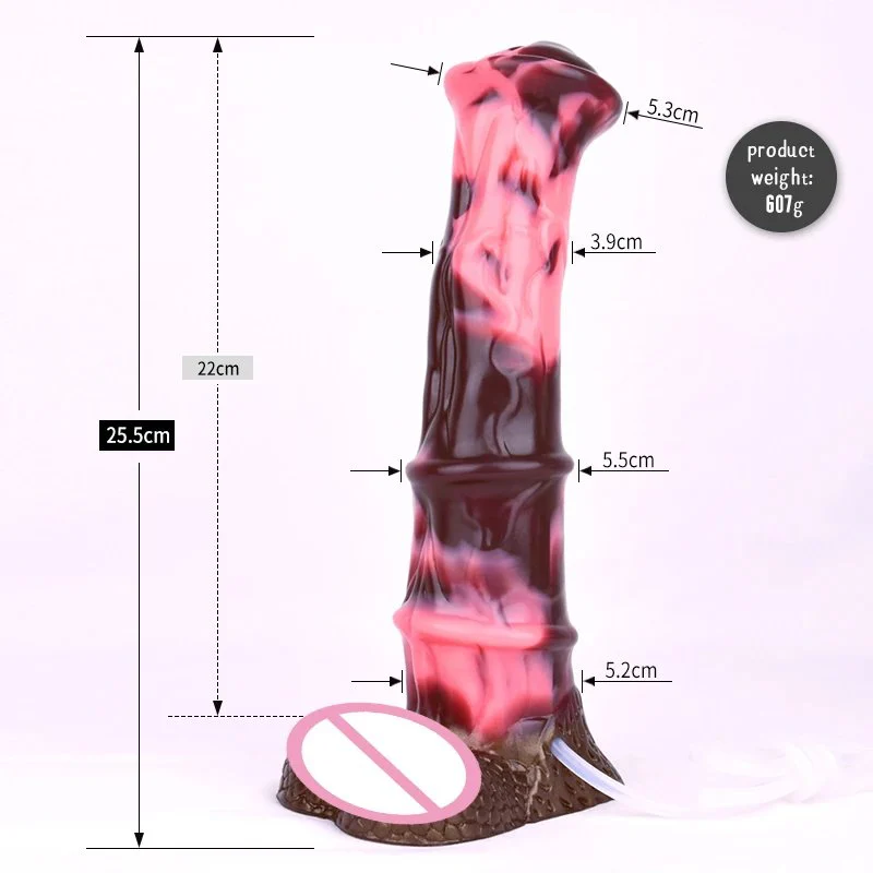 Four style Knot Ejaculation Dildo With Suction Cup Spray Liquid squirting Horse dildo for wome silicone wolf knot