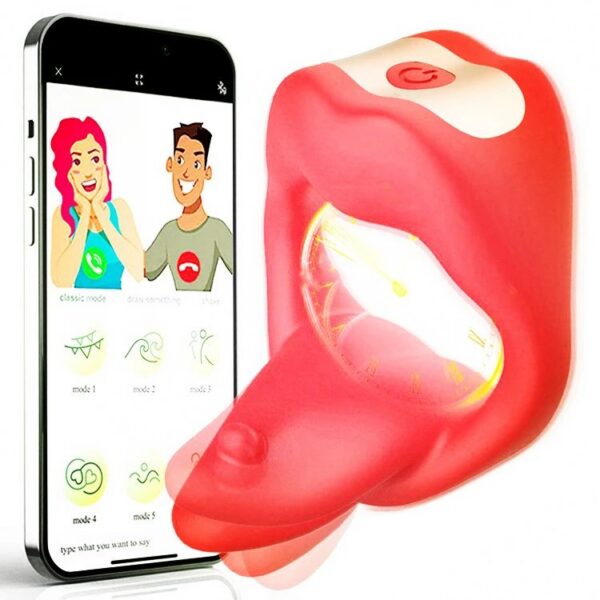 3 in 1 APP Wireless Remote Control Tongue Licking Vibrator Delay Ejaculation Cock Ring Stronger Sex Toys for Men