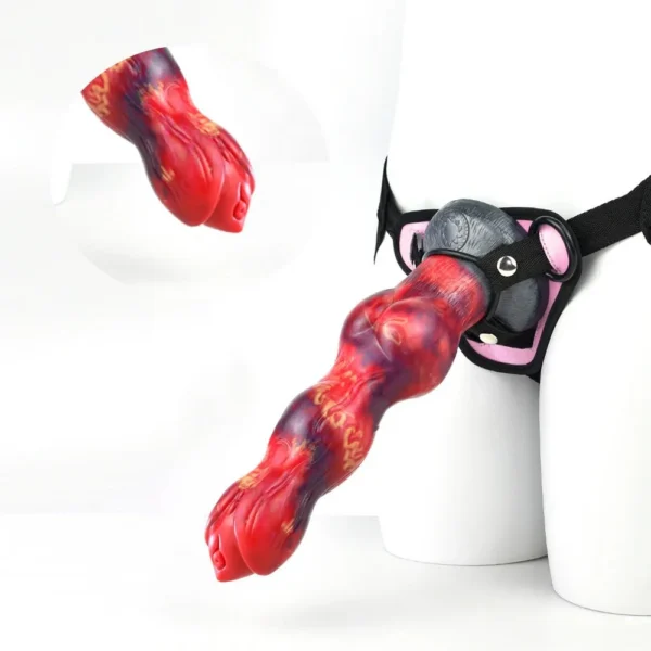 Huge New Style Realistic Dildo With Belt Strapon Dildo Soft Anal Strap on Dildo Rubber Penis Sex Toys