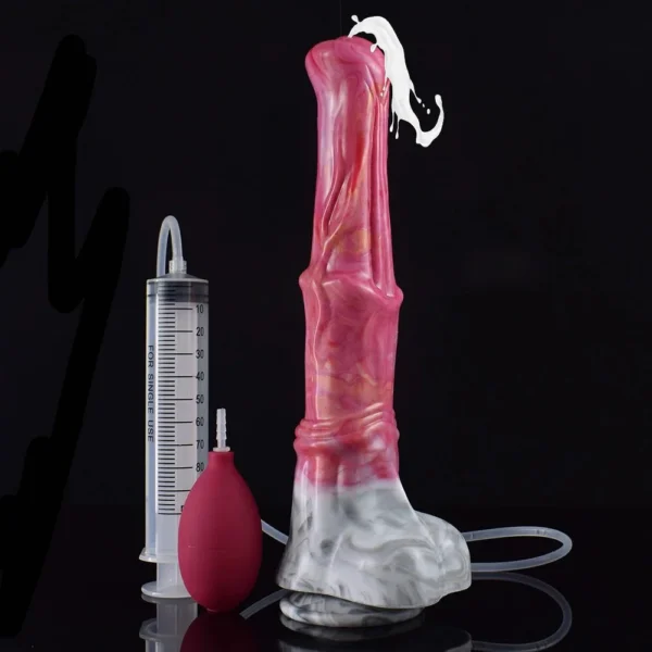 Silicone Horse Simulation Phallus Adult Sex Appeal Female Ejaculation Enema Phallus Masturbator for Women