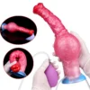 Silicone Horse Squirting Inflatable Penis Long Anal Dildo With Suction Cup Adult Sex Toys for Men Women Masturbation