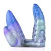 Silicone Hollow Octopus Suction Cups Vibrating Finger Set G Point Female Massage Masturbator Vibrating Set Adult Sex Toys