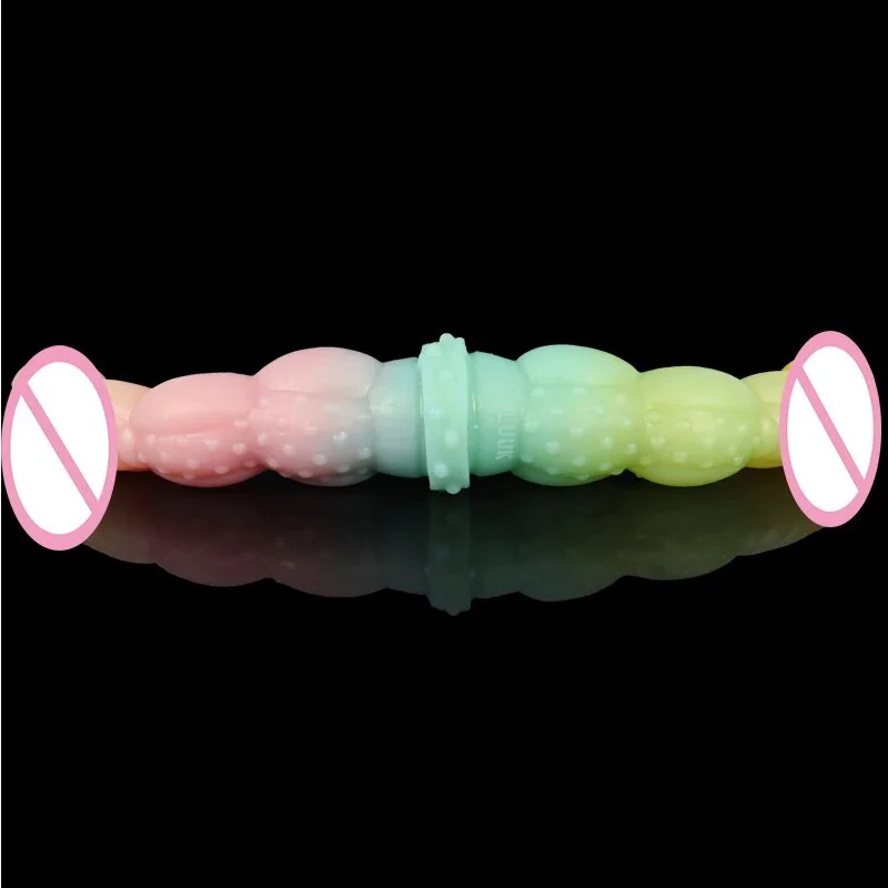 Silicone Cock Anal Plug Dildo for Men Women Gay Masturbators Double Heads Penis