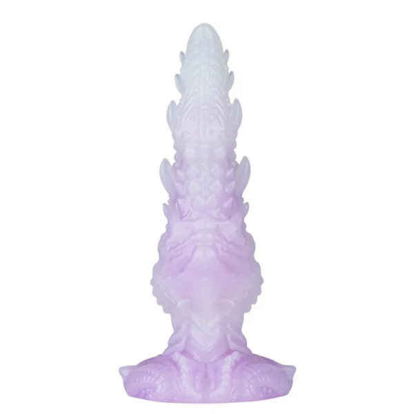 Fantasy Purple Silicone Female Sex Toy Big G-Stimulating Dildo Soft ABS Realistic Huge Dildo for Gay Use