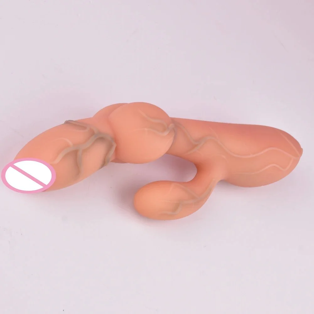 Silicone Fully Covered alien Cock Simulated Animal Dildo Vibrating Heated Penis Anal Plug Clitoris Stimulation Vibrator Sex Toy