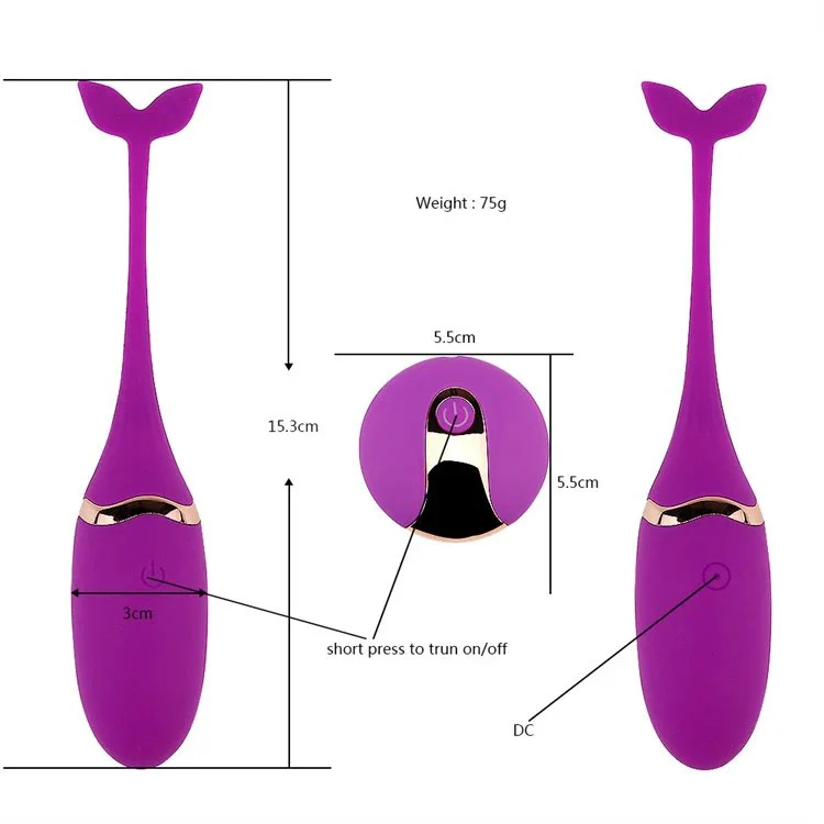 Sex Toys for Women Love Egg Fish Tadpole Vibrator Wireless Remote Control Jump Eggs