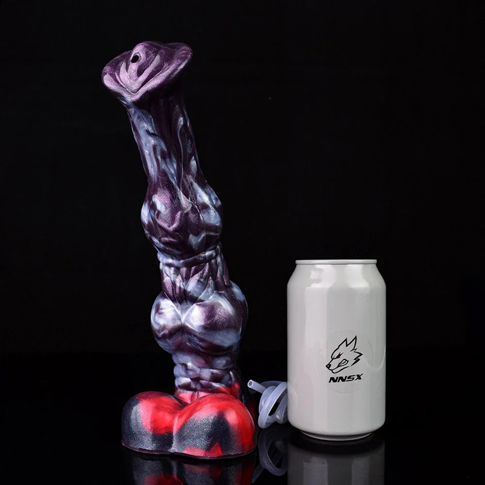 Huge Dildo Horse Cock Knot Ejaculation Dildo With Suction Cup Spray Liquid Squirting Horse Dildo Squirting Cock