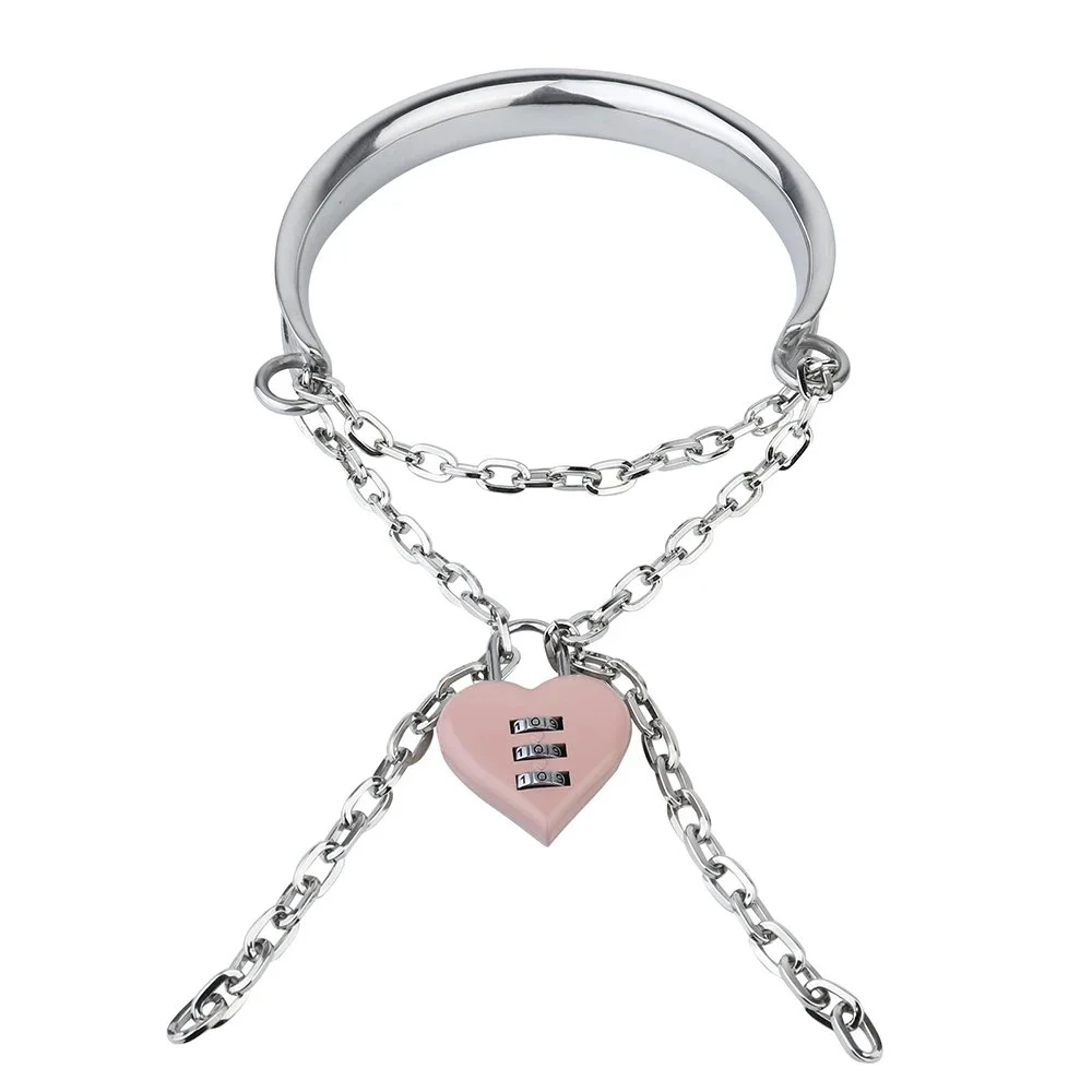 Sexy Bondage Collar with Studded Details for Roleplay Accessories for Submission Play