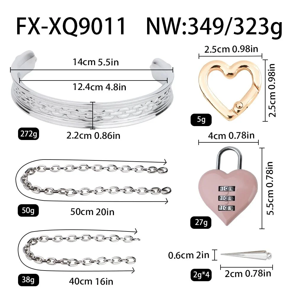 Sexy Bondage Collar with Studded Details for Roleplay Accessories for Submission Play