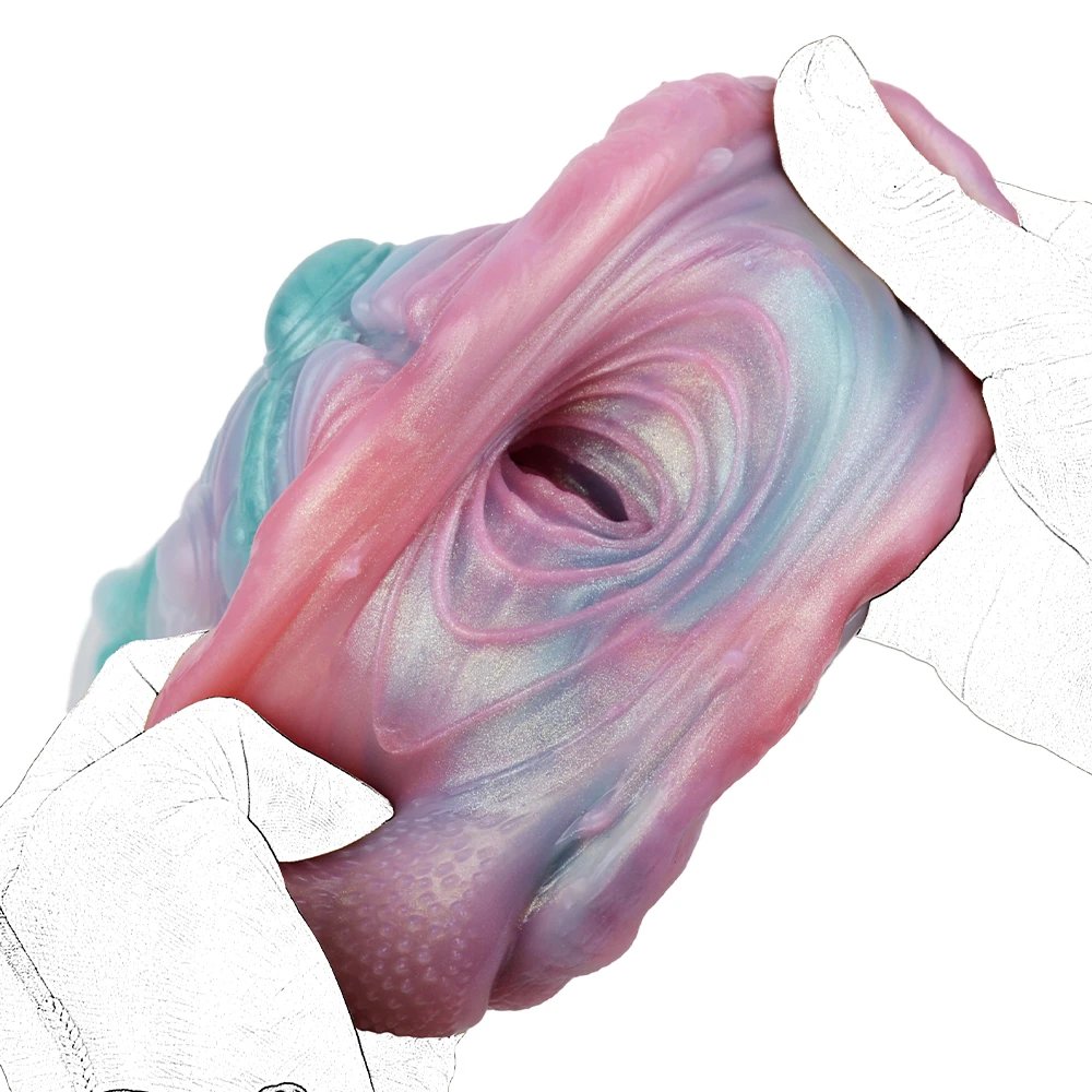 Ursa Alien Stroker Silicone Male Masturbator Single Hole Men Lifelike Onahole Realistic Vagina Penis Trainer Adult Sex Toy