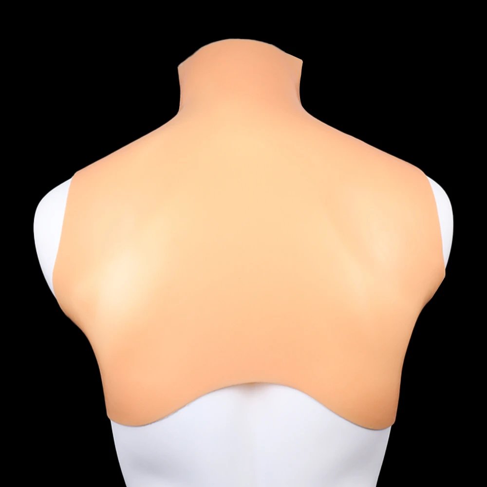 Silicone Breast Form Realistic Breast, Sissy Boy Half Body Realistic Breast Forms ,Breast Plates Sissy Full Set Sex Toy